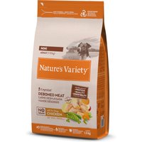 Nature's Variety No Grain Mini Adult poulet élevé en plein air pour chien - 1,5 kg