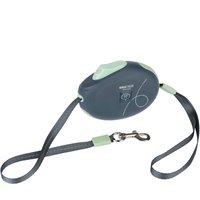 Laisse avec enrouleur Nomad Tales Bloom Liberty pour chien - taille XS : jusqu'à 8,1 kg
