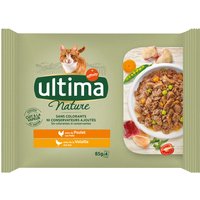 Ultima Cat Nature 4 x 85 g pour chat - volaille