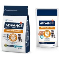 1,5 kg / 3 kg Advance Veterinary Diets Mini + 8 x 150 g passande våtfoder på köpet! - Weight Balance (1,5 kg + 8 x 150 g)