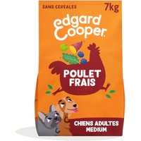 Edgard & Cooper Medium Adult Dog Poulet sans céréales - 7 kg