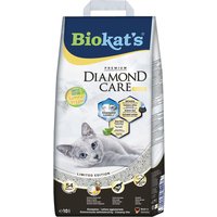 Litière Biokat´s Diamond Care Fresh Summer Dream pour chat - 2 x 10 L