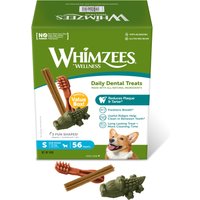 2x taille S : pour petit chien (7 - 12 kg, 56 pièces) Whimzees by Wellness Mixbox friandises pour chien