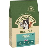 Lot James Wellbeloved pour chien - Adult Hypoallergenic canard, riz (2 x 12 kg)