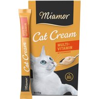 66x15g Miamor Cat Snack crème multivitaminée - Friandises pour chat