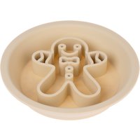 Gamelle anti-glouton Xmas 2-en-1 TIAKI, - Ø 20 x H 4 cm pour chat et chien
