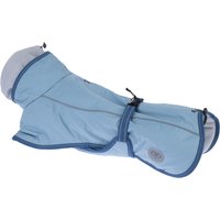 Manteau Nomad Tales Bloom Airy Blue pour chien - longueur de dos : environ 50 cm
