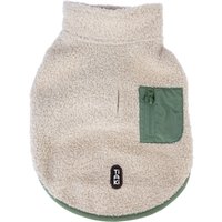 Vestes assorties "Chien et maître" en sherpa TIAKI - manteau pour chien : longueur du dos 30 cm