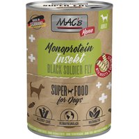 MAC's Mono Insectos comida húmeda para perros 24 x 375 g - Pack Ahorro - Insectos