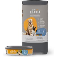 Lot économique : Pet Genie Poubelle à déchets + recharge pour chien