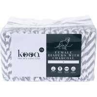 kooa vrouwelijke hondenluiers met houtskool - maat: XS — afbeelding 1