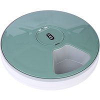 Distributeur automatique de nourriture TIAKI pour chat et petit chien - 6 x 70 g de croquettes