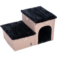 TIAKI hopfällbar husdjurstrappa, 2 steg - L 62 x B 39 x H 35,5 cm