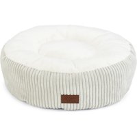 Designed by Lotte kattbädd Ribbed - ca Ø 50 x H 17 cm, ljusgrå