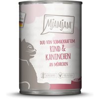 Paquet économique MjAMjAM duo 24 x 400 g - bœuf & lapin