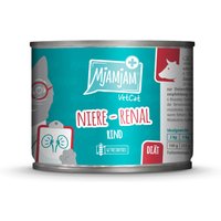 MjAMjAM VetCat Renal 6 x 200 g pour chat – bœuf
