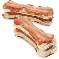 2x os à mâcher poulet Lukullus 10cm - Friandises pour chien