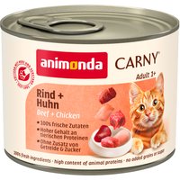 Animonda Carny Adult 12 x 200 g - Pack económico - Vaca e frango