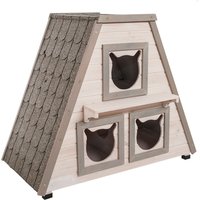 Madeira katthus - L 90 x B 50 x H 75 cm