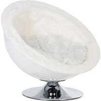 Fauteuil Chat rétro Diam. 60cm Pet Nest White Panier pour chien et chat