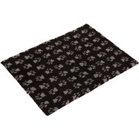 Vetbed® Isobed SL Paw hundfilt - svart/grå - L 100 x B 75 cm