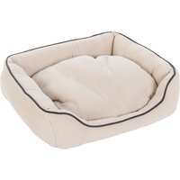 Panier chat Housse en polaire Coussin réversible L50xl45xH 15 cm Beige Vanilla