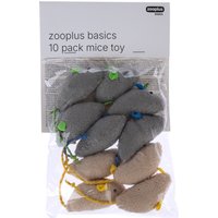 zooplus Basics kattleksaksset med möss - Set med 10 st