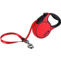 Laisse KONG Terrain, rouge pour chien - taille L : jusqu'à 50 kg, longueur de la sangle : 5 m environ