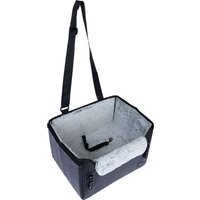 Nomad Tales Blush Deluxe bilbarnstol för hundar - L 42 x B 32 x H 28,5 cm