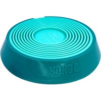 Jouet pour chien KONG Licks Spinz bleu-vert, taille L : env. Ø 20,3 x 4,5 cm