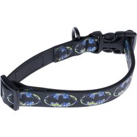 DC Batman halsband, svart - Storlek M: 30 - 46 cm halsomkrets, 20 mm bredd