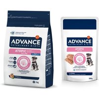 1,5 kg / 3 kg Advance Veterinary Diets Mini + 8 x 150 g passande våtfoder på köpet! - Atopic (3 kg + 8 x 150 g)