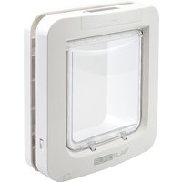 Chatière SureFlap XXL blanche, à Lecteur de puces - Chien et chat