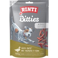 RINTI Bitties Adult Soft Sticks 100 g - Anka med ananas & kiwi 100 g