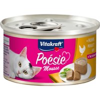 12x85g Vitakraft Poésie Mousse Poulet nourriture humide pour chat
