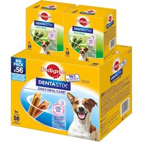 Pedigree Dentastix Daily Oral Care - Dentastix x 56 + Dentastix Fresh x 56 - för små hundar
