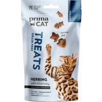 PrimaCat Crunchy Treats med sill & rosmarin - Ekonomipack: 4 x 40 g
