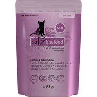 8x85g agneau, lapin Sachets fraîcheur Catz finefood - Nourriture pour Chat