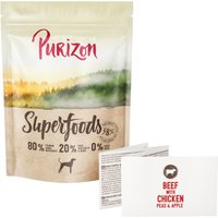 Purizon Superfoods Beef with Chicken, Peas and Apples - 100 g