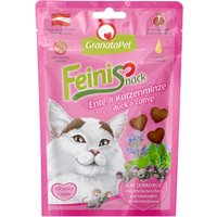 3x50g Friandises GranataPet Feinis canard, menthe à chat - Friandises pour chat