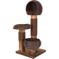 Rascador Modern Living Burned Wood para gatos - Marrón