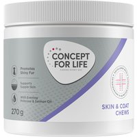 Skin & Coat Supplements Chews - Concept for Life - 270 g