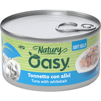 Oasy Natural 85 g - Set %: 6 x 85 g Tonno con pesce bianco