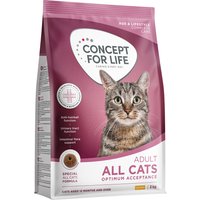 Concept for Life All Cats - Adult - Nytt: 3 kg