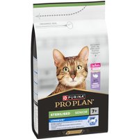 1.5kg PURINA PRO PLAN Sterilised Senior 7+ Longevis dinde Croquettes pour chat