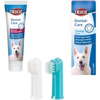 100g dentifrice à l'arôme de bœuf, Brosses à dents et de massage, 50ml Spray dentaire Trixie pour chien