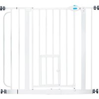 Carlson barrière extra large Pet Gate avec porte pour petits animaux - 75 à 90 cm de large chien