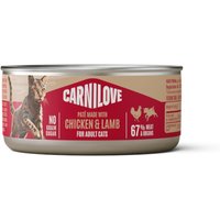 Carnilove Cat Paté 6 x 100 g - Kyckling & lamm