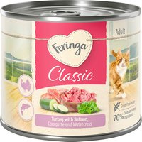 Feringa Classic Meat Menu 6 x 200 g - Lax & kalkon med zucchini & krasse