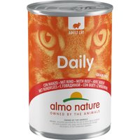 24x400g bœuf Almo Nature Daily Menu - Nourriture pour Chat